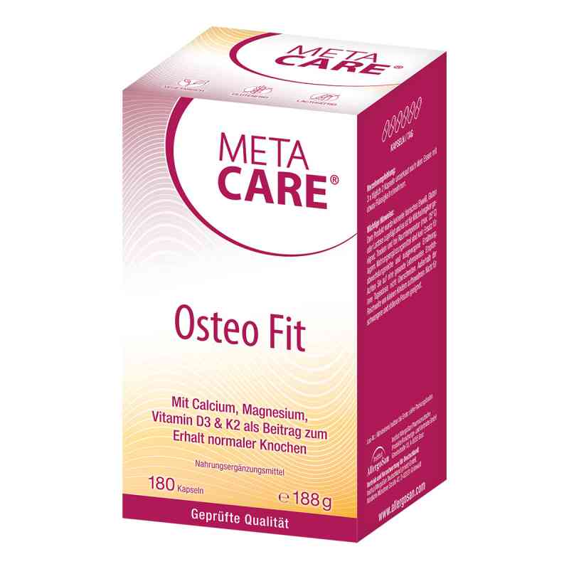 Meta Care Osteo Fit Kapseln 180 stk von INSTITUT ALLERGOSAN Deutschland (privat) GmbH PZN 16355656