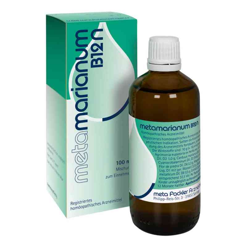 Metamarianum B 12 N Tropfen zum Einnehmen 100 ml von meta Fackler Arzneimittel GmbH PZN 04776335