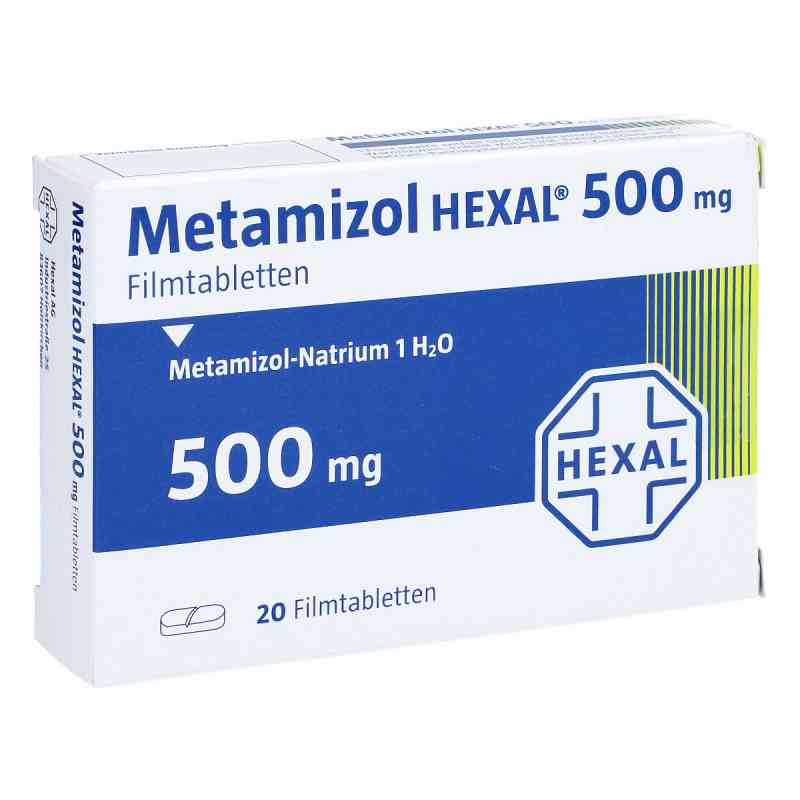 Metamizol HEXAL 500mg 20 stk von Hexal AG PZN 00651306