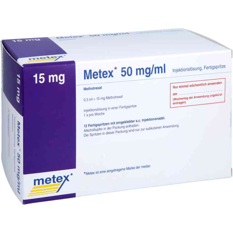 Metex Fs 15 Mg (50mg/ml) iniecto -lösung Fertigspritze 12 stk von kohlpharma GmbH PZN 17880123
