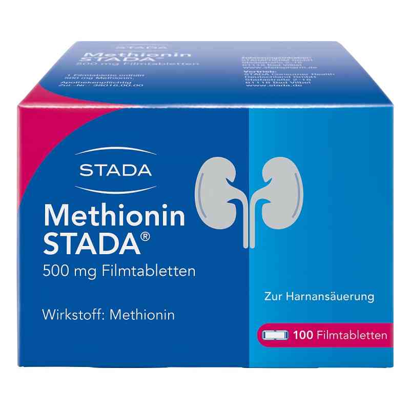 Methionin Stada 500 mg Filmtabletten 100 stk von STADA Consumer Health Deutschland GmbH PZN 00177514
