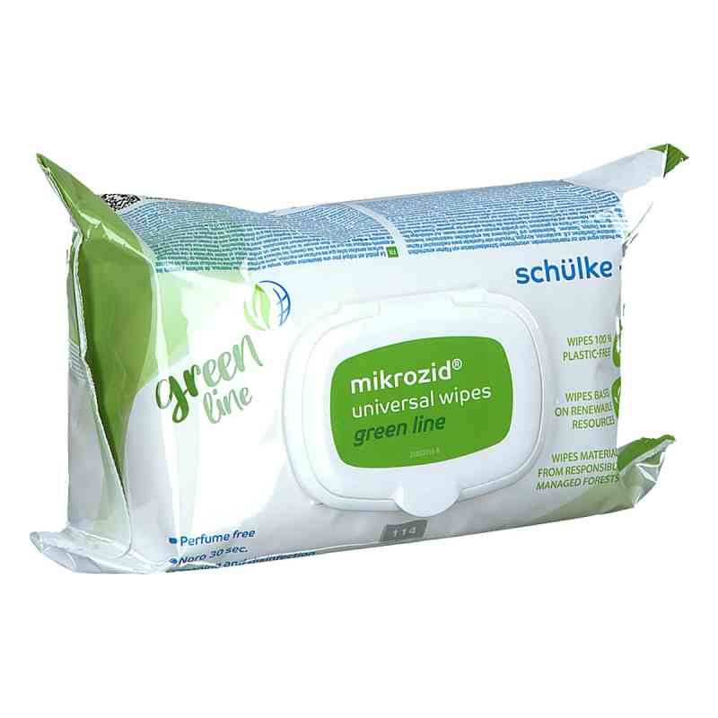 Mikrozid Universal Wipes Green Line 114 stk von SCHüLKE & MAYR GmbH PZN 18091807