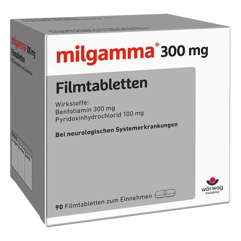Milgamma 300 mg Filmtabletten 90 stk von Wörwag Pharma GmbH & Co. KG PZN 02913905