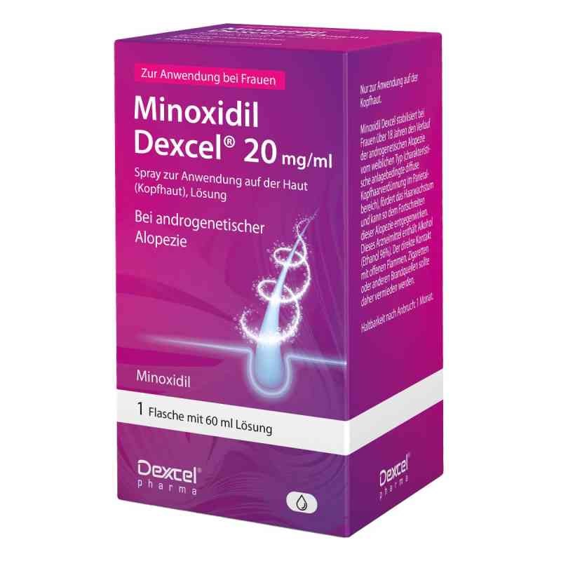 Minoxidil Dexcel 20 mg/ml Spray für Frauen 60 ml von Dexcel Pharma GmbH PZN 18892393