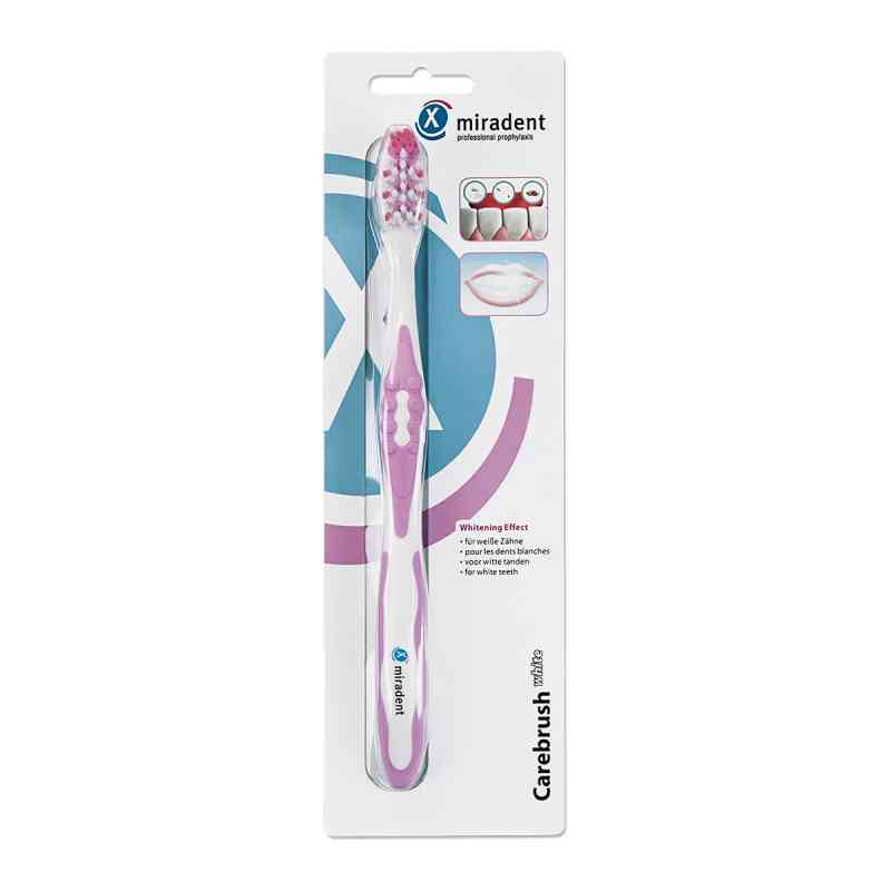 Miradent Carebrush white pink Zahnbürste 1 stk von Hager Pharma GmbH PZN 10224700