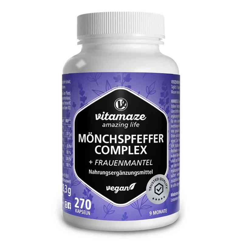 Mönchspfeffer Komplex + Frauenmantel Kapseln 270 stk von Vitamaze GmbH PZN 20379705