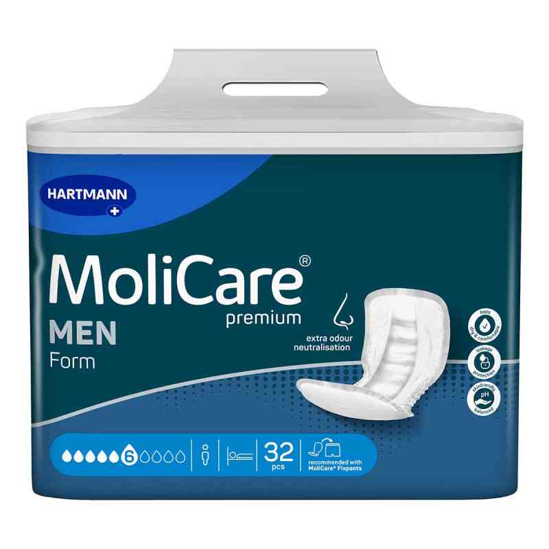 Molicare Premium Form Men 6 Tropfen 32 stk von PAUL HARTMANN AG PZN 17633695
