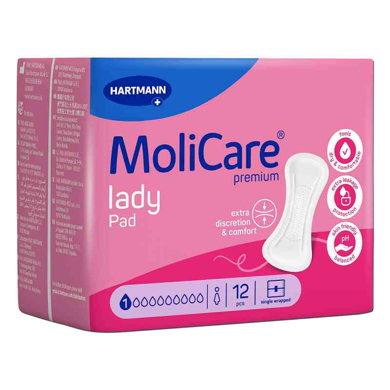 Molicare Premium Lady Pad 1 Tropfen 12 stk von PAUL HARTMANN AG PZN 18683583