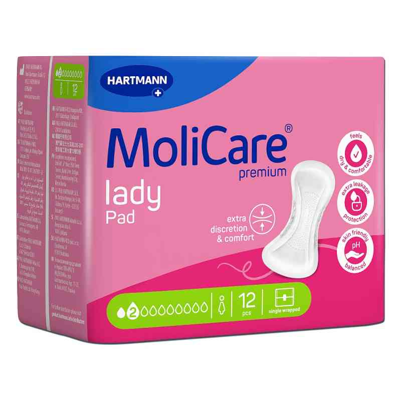 Molicare Premium Lady Pad 2 Tropfen 12 stk von PAUL HARTMANN AG PZN 18683620