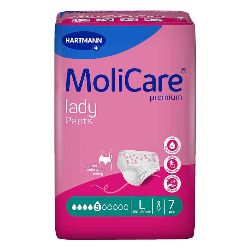 Molicare Premium Lady Pants 5 Tropfen L 7 stk von PAUL HARTMANN AG PZN 18300783