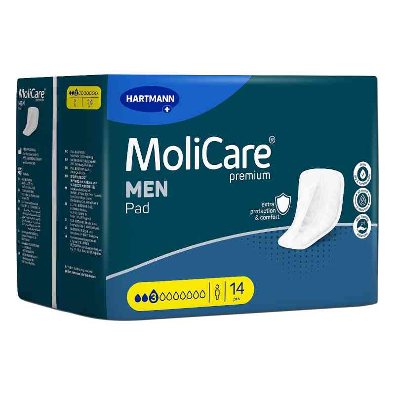 Molicare Premium Men Pad 3 Tropfen 14 stk von PAUL HARTMANN AG PZN 18659202