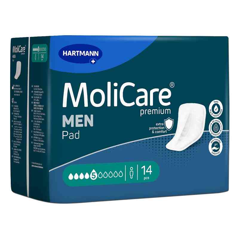 Molicare Premium Men Pad 5 Tropfen 14 stk von PAUL HARTMANN AG PZN 18659248