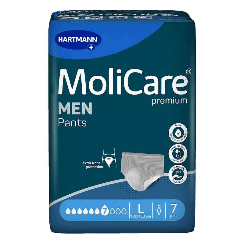Molicare Premium Men Pants 7 Tropfen L 7 stk von PAUL HARTMANN AG PZN 18300748