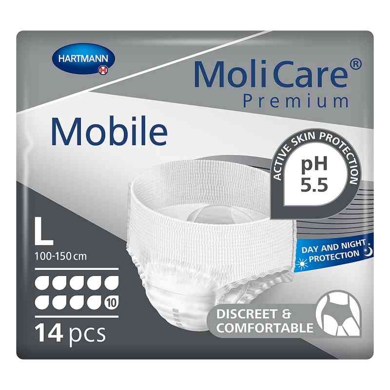 Molicare Premium Mobile 10 Tropfen Größe l 14 stk von PAUL HARTMANN AG PZN 13476980