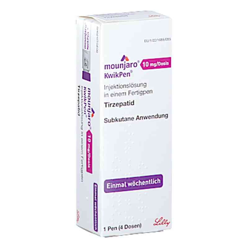 Mounjaro® 10 Mg/dosis Kwikpen® 1 stk von LILLY DEUTSCHLAND GmbH PZN 18241187