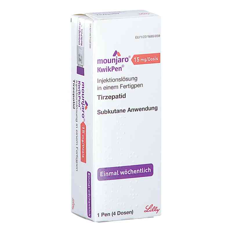 Mounjaro® 15 Mg/dosis Kwikpen®  1 stk von LILLY DEUTSCHLAND GmbH PZN 18253693
