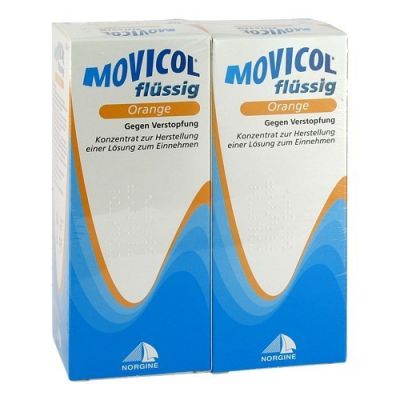 Movicol flüssig Orange 2X500 ml von Norgine GmbH PZN 09632084