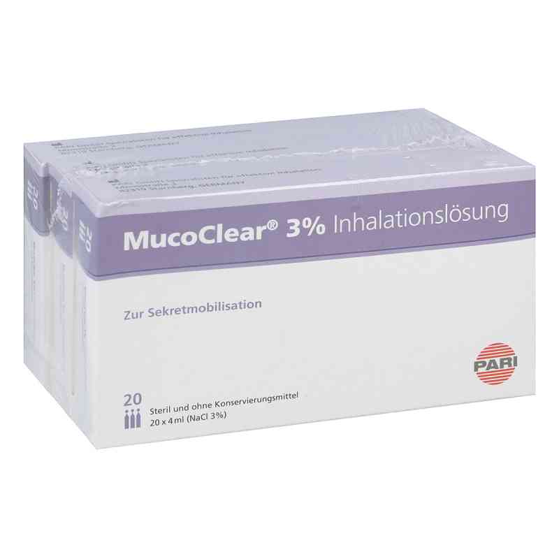 Mucoclear 3% Nacl Inhalationslösung 60X4 ml von Pari GmbH Pharma -und Apothekenservice PZN 05737225