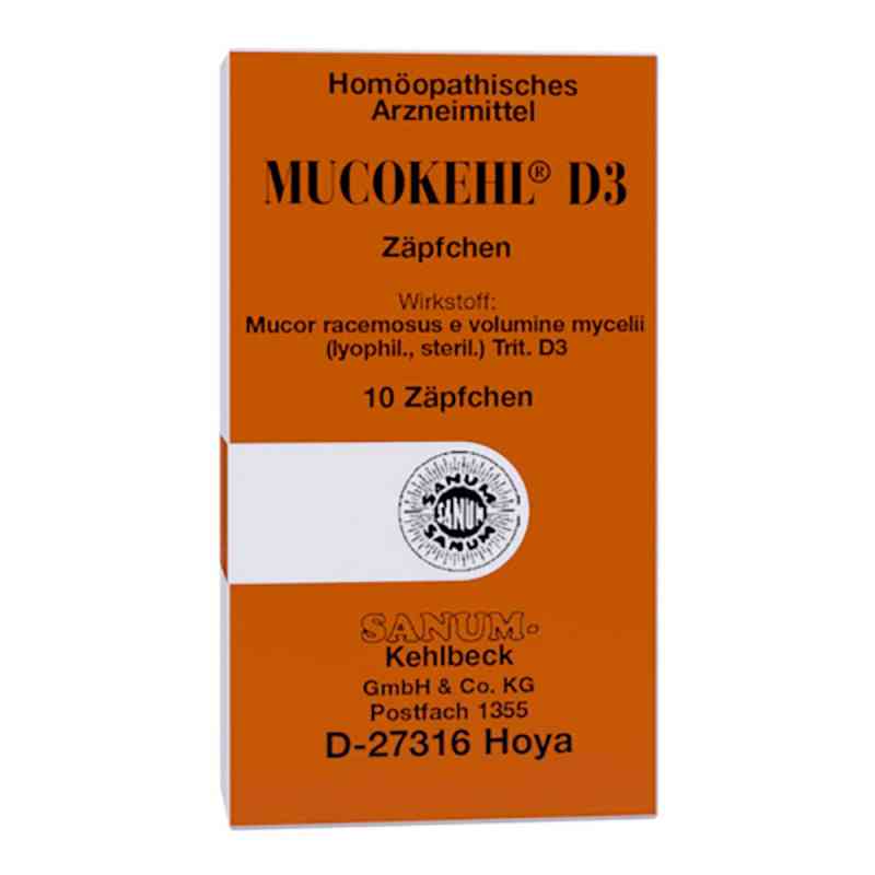 Mucokehl Suppositorium D3 10 stk von SANUM-KEHLBECK GmbH & Co. KG PZN 03206707