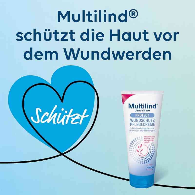Multilind DermaCare Protect Wundschutz Pflegecreme 200 ml