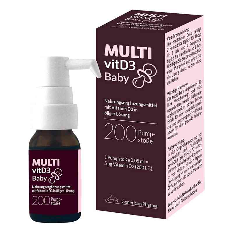Multivitd3 Baby Pumplösung 10 ml von Genericon Pharma Gesellschaft m. PZN 17632402