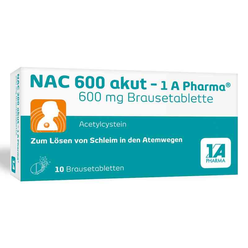 NAC 600 akut - 1A-Pharma® 10 stk von 1 A Pharma GmbH PZN 00562755