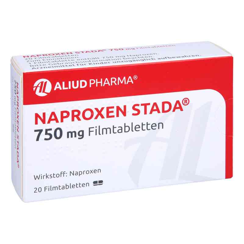 Naproxen Stada 750 mg Filmtabletten Aliud 20 stk von ALIUD Pharma GmbH PZN 11160391