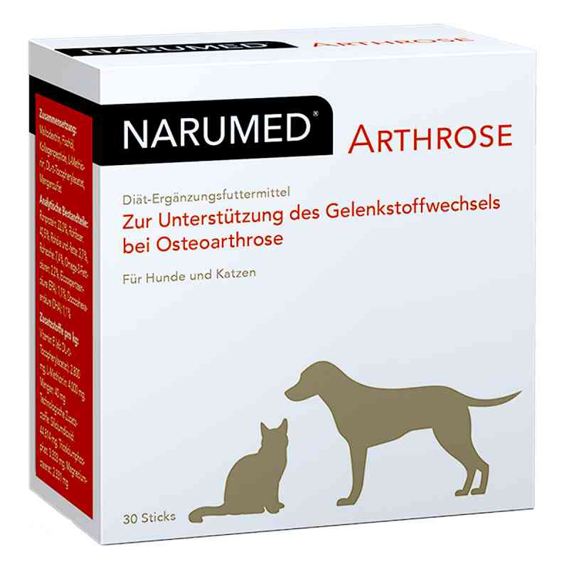 Narumed Arthrose Pulver-sticks für Hunde /Katzen 30X1.5 g von Narumed GmbH PZN 15619159