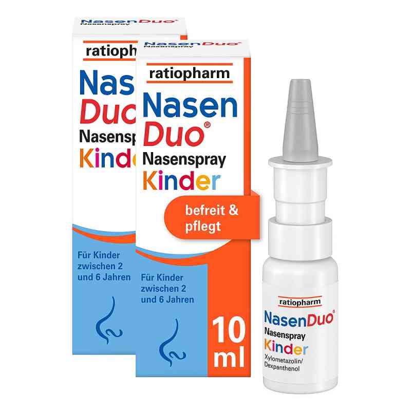 Nasenduo Nasenspray Kinder 2x10 ml von ratiopharm GmbH PZN 08101633