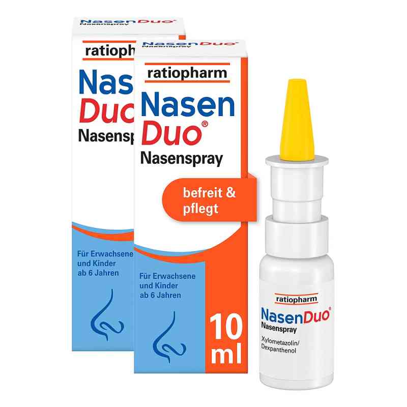 NasenDuo® Nasenspray von ratiopharm 2x10 ml von ratiopharm GmbH PZN 08101631