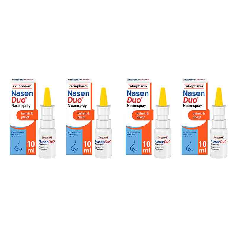 NasenDuo® Nasenspray von ratiopharm 4x10 ml von ratiopharm GmbH PZN 08104693