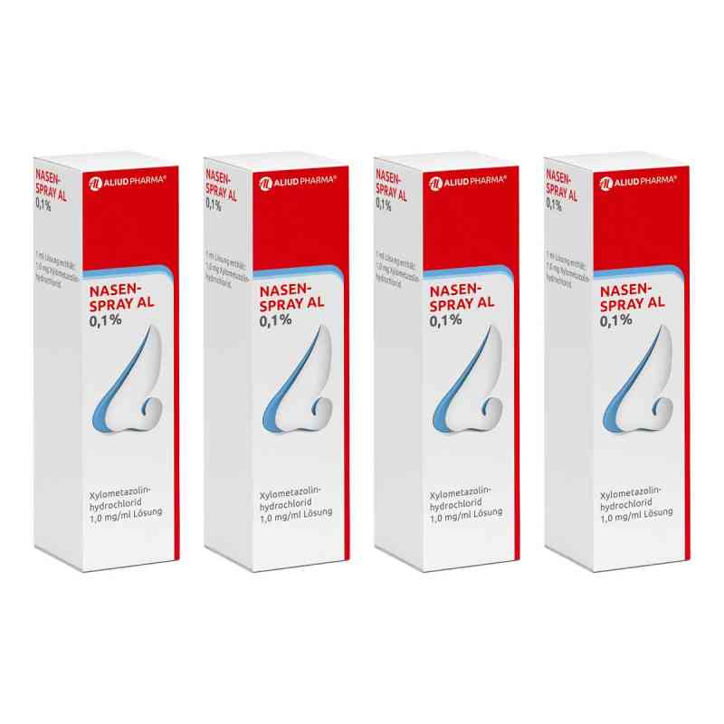 Nasenspray Al 0,1% 4x10 ml von  PZN 08102421