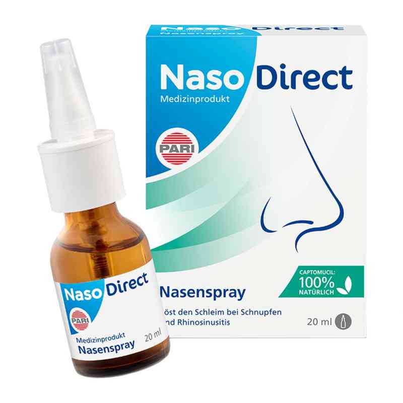 Nasodirect Nasenspray mit Captomucil 20 ml von Pari GmbH PZN 16260973