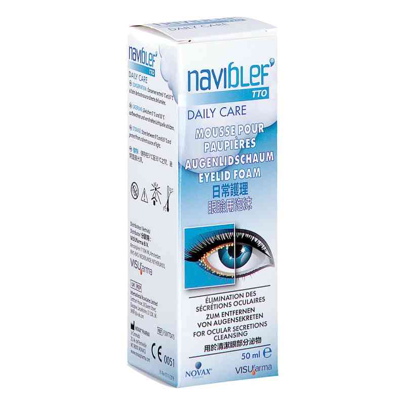 Naviblef Tto Daily Care Schaum 50 ml von VISUfarma B.V. PZN 19713174
