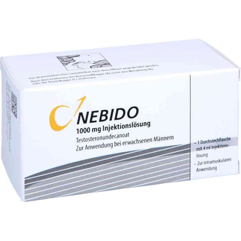 Nebido 1000 Mg Injektionslösung Durchstechflasche 1 stk von Aaragon Pharma s.r.o. PZN 18491895