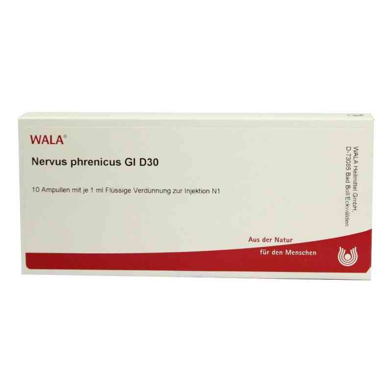 Nervus Phrenicus Gl D30 Ampullen 10X1 ml von WALA Heilmittel GmbH PZN 02941161