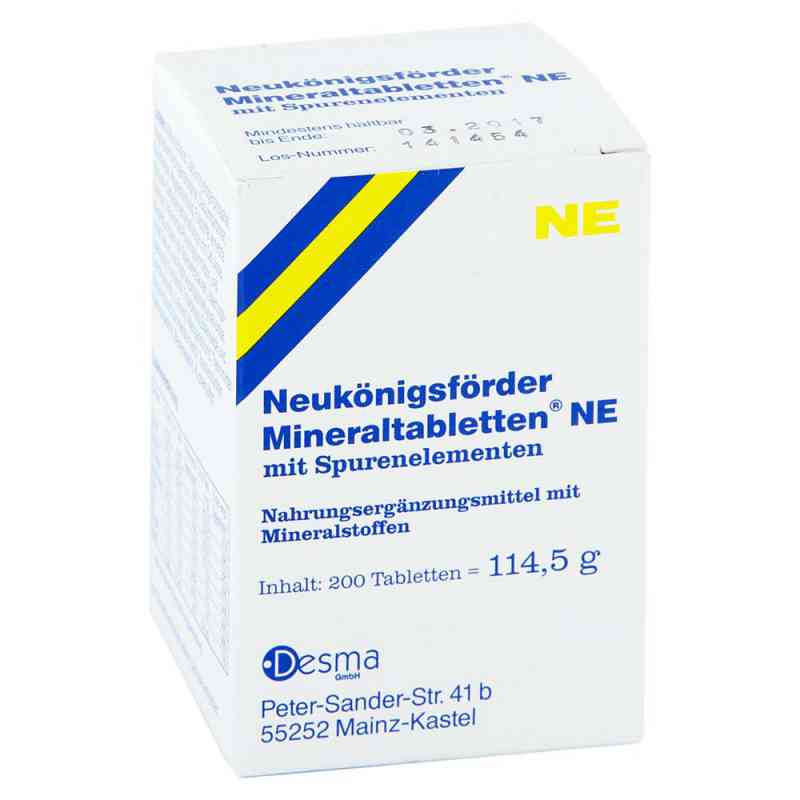 Neukönigsförder Mineraltabletten Ne 200 stk von DESMA GmbH PZN 03050470