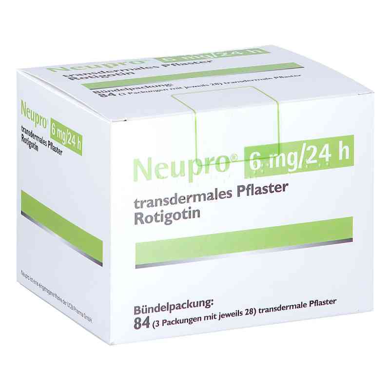 Neupro 6 mg/24 h transdermale Pflaster 84 stk von FD Pharma GmbH PZN 10180871