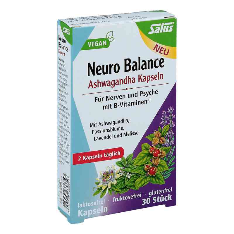 Neuro Balance Ashwagandha Kapseln Salus 30 stk von SALUS Pharma GmbH PZN 14188504