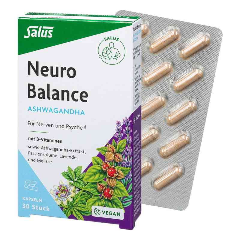 Neuro Balance Ashwagandha Kapseln Salus 30 stk von SALUS Pharma GmbH PZN 14188504