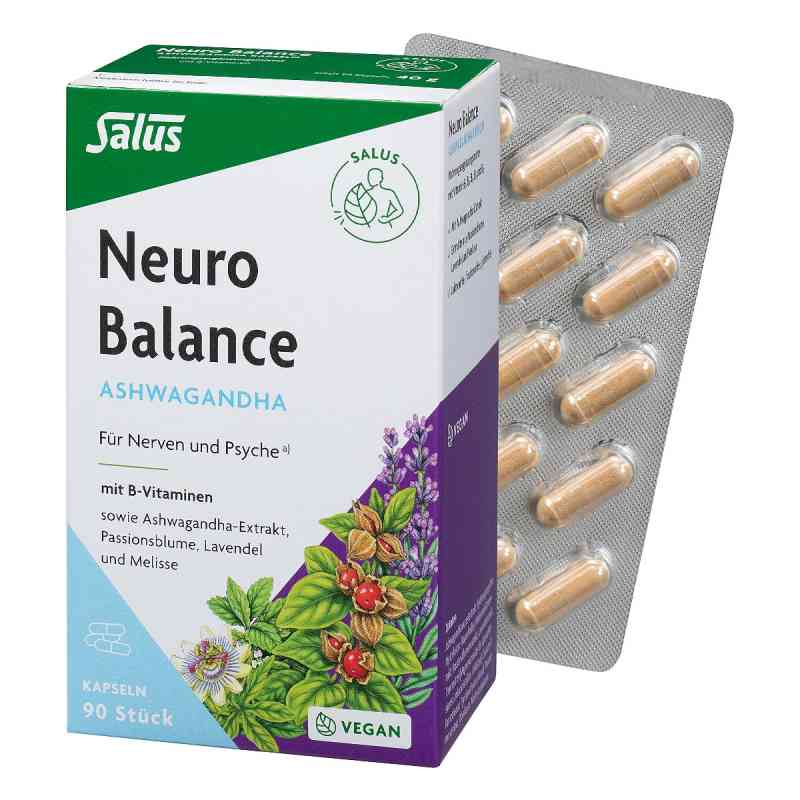 Neuro Balance Ashwagandha Kapseln Salus 90 stk von SALUS Pharma GmbH PZN 14188533