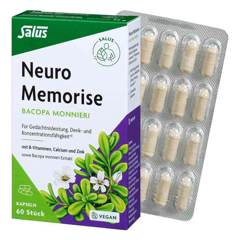 Neuro Memorise Bacopa Monnieri Salus Kapseln 60 stk von SALUS Pharma GmbH PZN 18784410