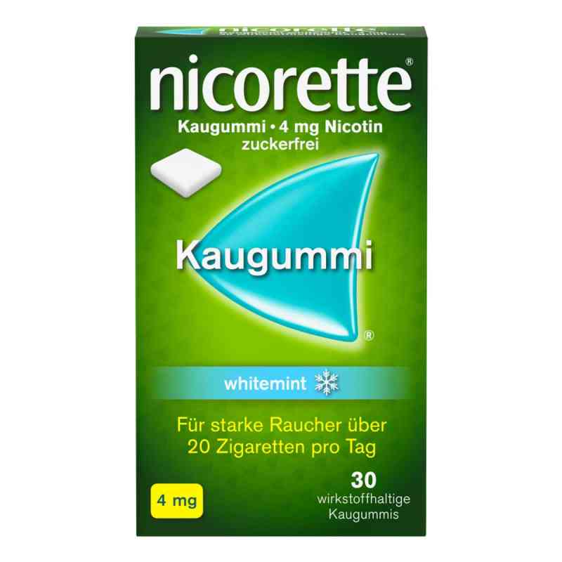 Nicorette 4mg Nikotinkaugummi whitemint zur Rauchentwöhnung 30 stk von Kenvue Germany GmbH (OTC) PZN 07353629