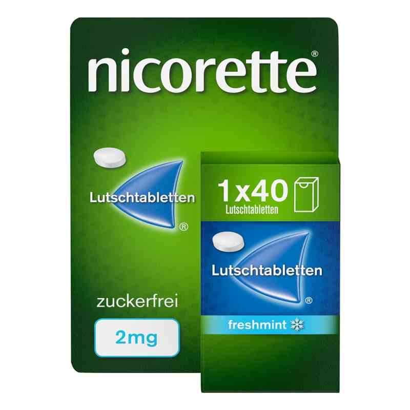 nicorette® Lutschtabletten 2 mg freshmint  40 stk von Kenvue Germany GmbH (OTC) PZN 19252218