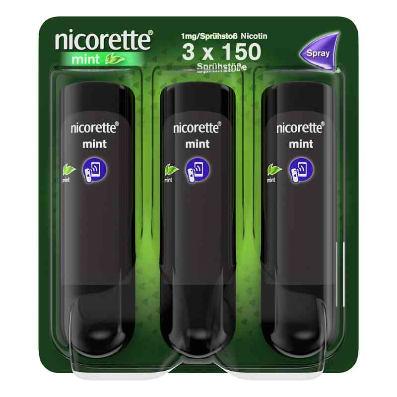 nicorette® mint Nikotinspray 3 stk von Kenvue Germany GmbH (OTC) PZN 20224084
