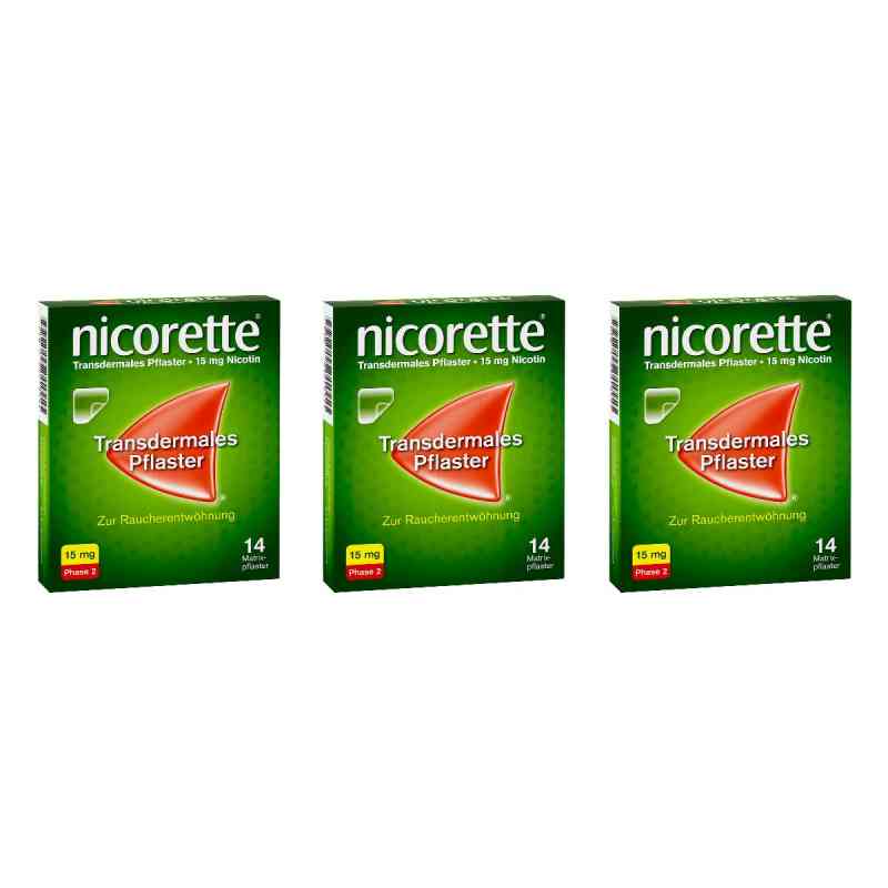 nicorette® TX Pflaster mit 15 mg Nikotin 3x14 stk von Kenvue Germany GmbH (OTC) PZN 08106080