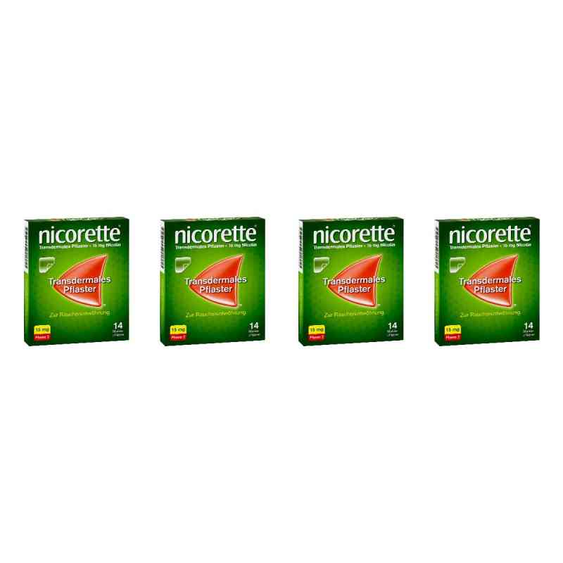 nicorette® TX Pflaster mit 15 mg Nikotin 4x14 stk von Kenvue Germany GmbH (OTC) PZN 08106081