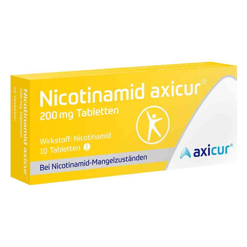 Nicotinamid Axicur 200 Mg Tabletten 10 stk von axicorp Pharma GmbH PZN 17620474