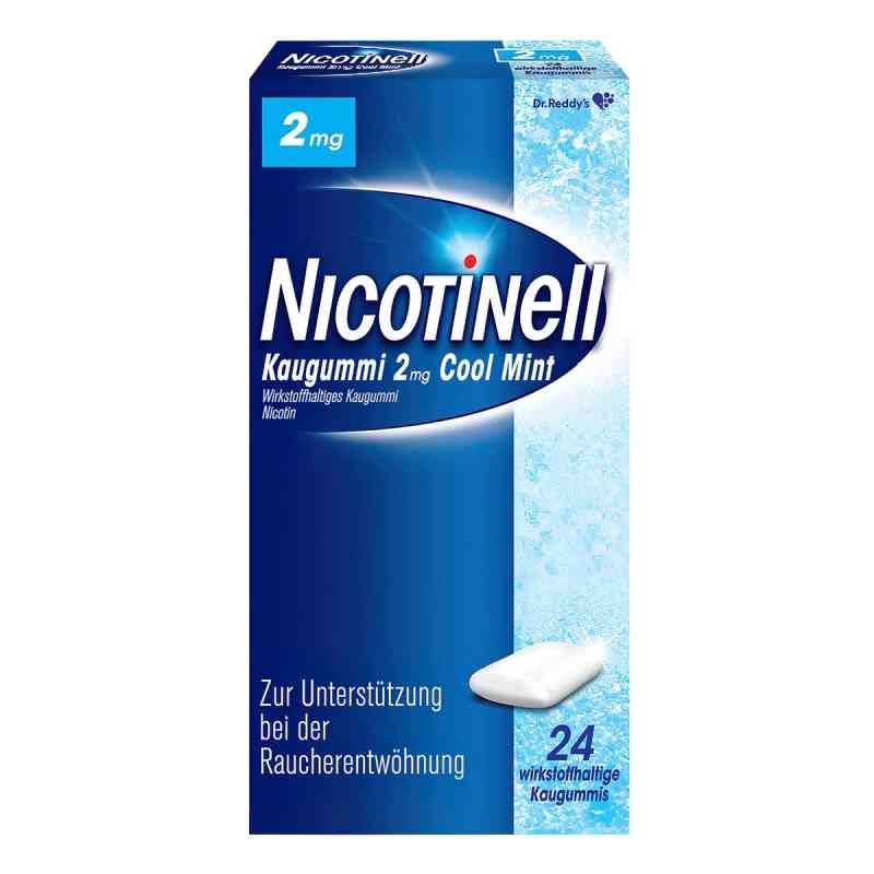 Nicotinell Kaugummi 2 mg Cool Mint (Minz-Geschmack) 24 stk von Cooper Consumer Health Deutschland GmbH PZN 06580346