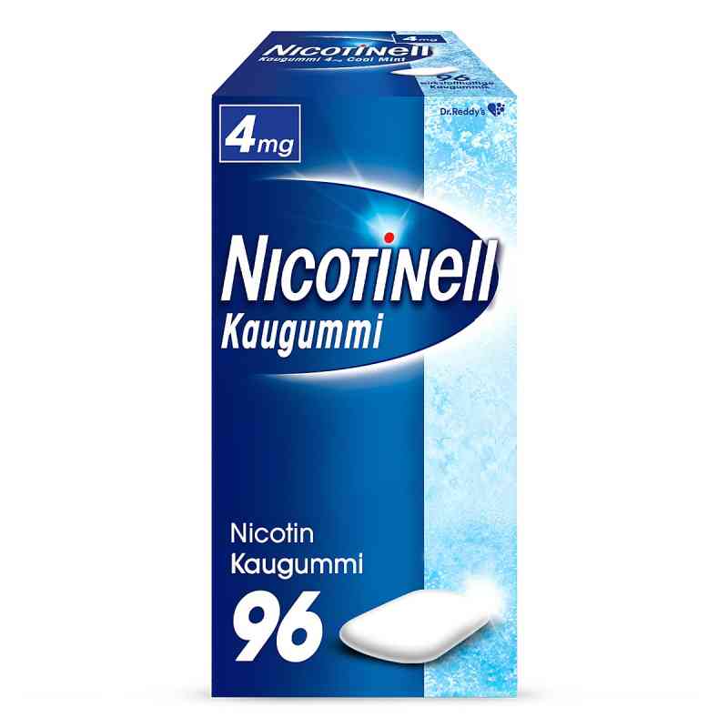 Nicotinell Kaugummi 4 mg Cool Mint (Minz-Geschmack) 96 stk von Cooper Consumer Health Deutschland GmbH PZN 06580375